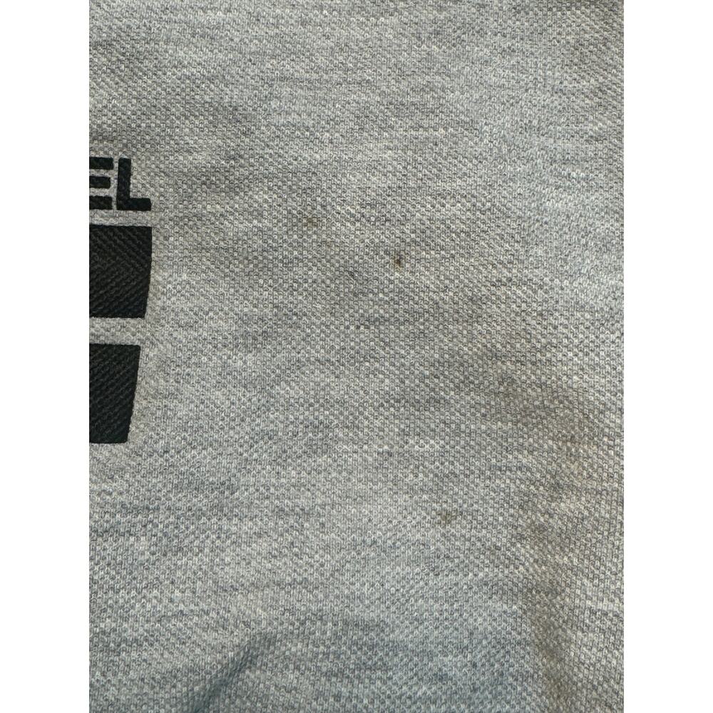 Love Moschino Aircraft Print Shirt Mens L Gray Long Sleeve Sweatshirt Pullover - Picture 6 of 12